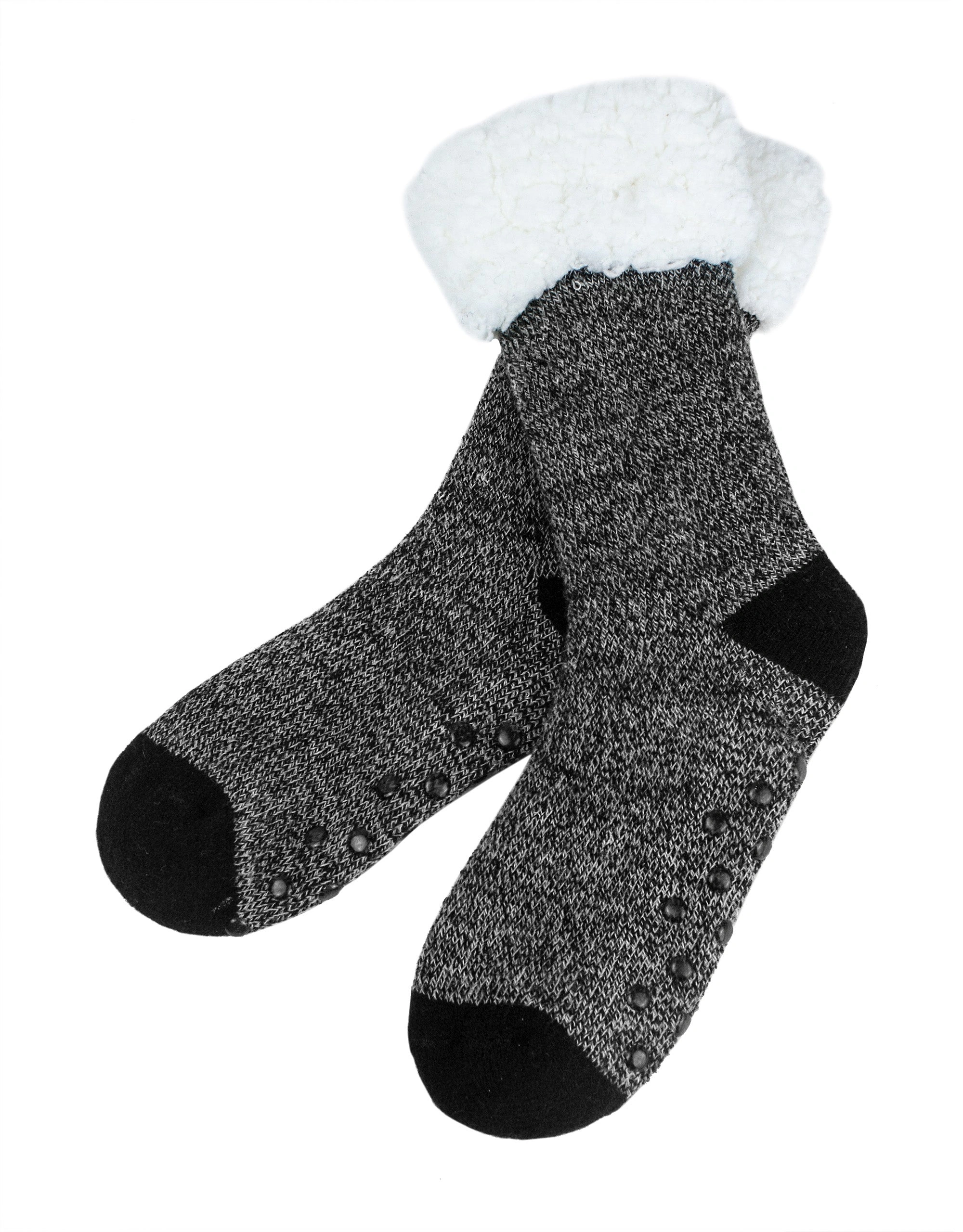 Sherpa Warmth: Black Thermal Boot Socks - Ultimate Comfort & Protection.